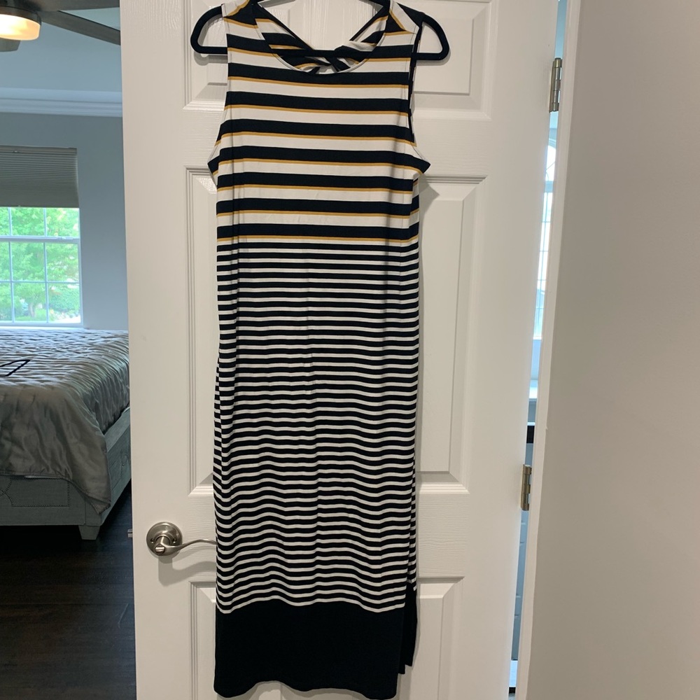 NWT The Loft Cotton Maxi Dress! Sizs L